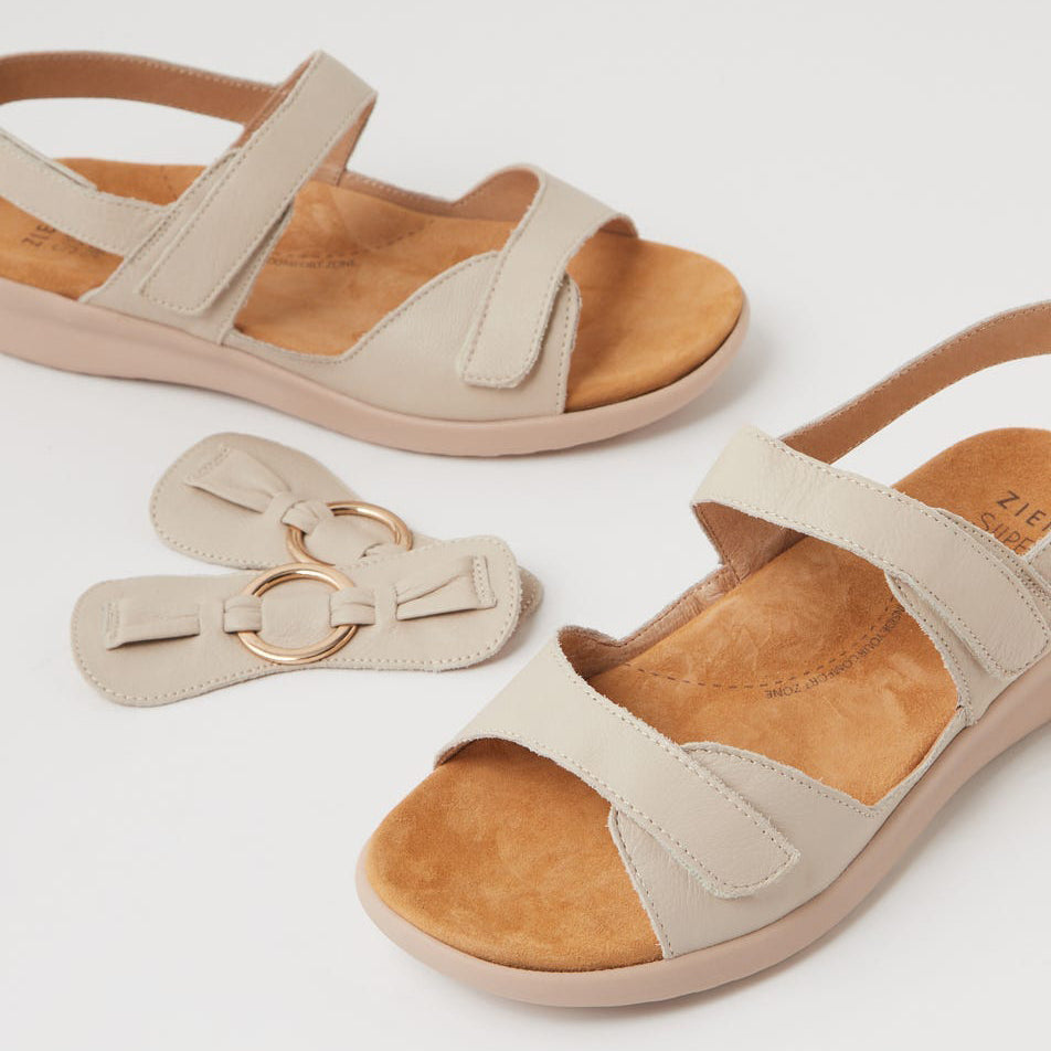ZIERA BRISA ALMOND - Women Sandals - Collective Shoes 