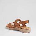 Load image into Gallery viewer, ZIERA BRISA DK TAN - Women Sandals - Collective Shoes 
