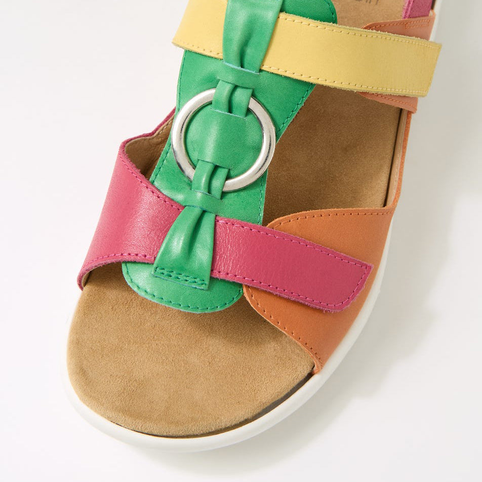 ZIERA BRISA BRIGHT MULTI - Women Sandals - Collective Shoes 