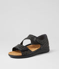 Load image into Gallery viewer, ZIERA BIZZA BLACK - Women Sandals - Collective Shoes 
