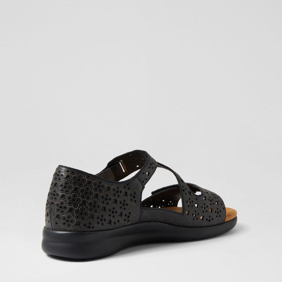 ZIERA BIZZA BLACK - Women Sandals - Collective Shoes 