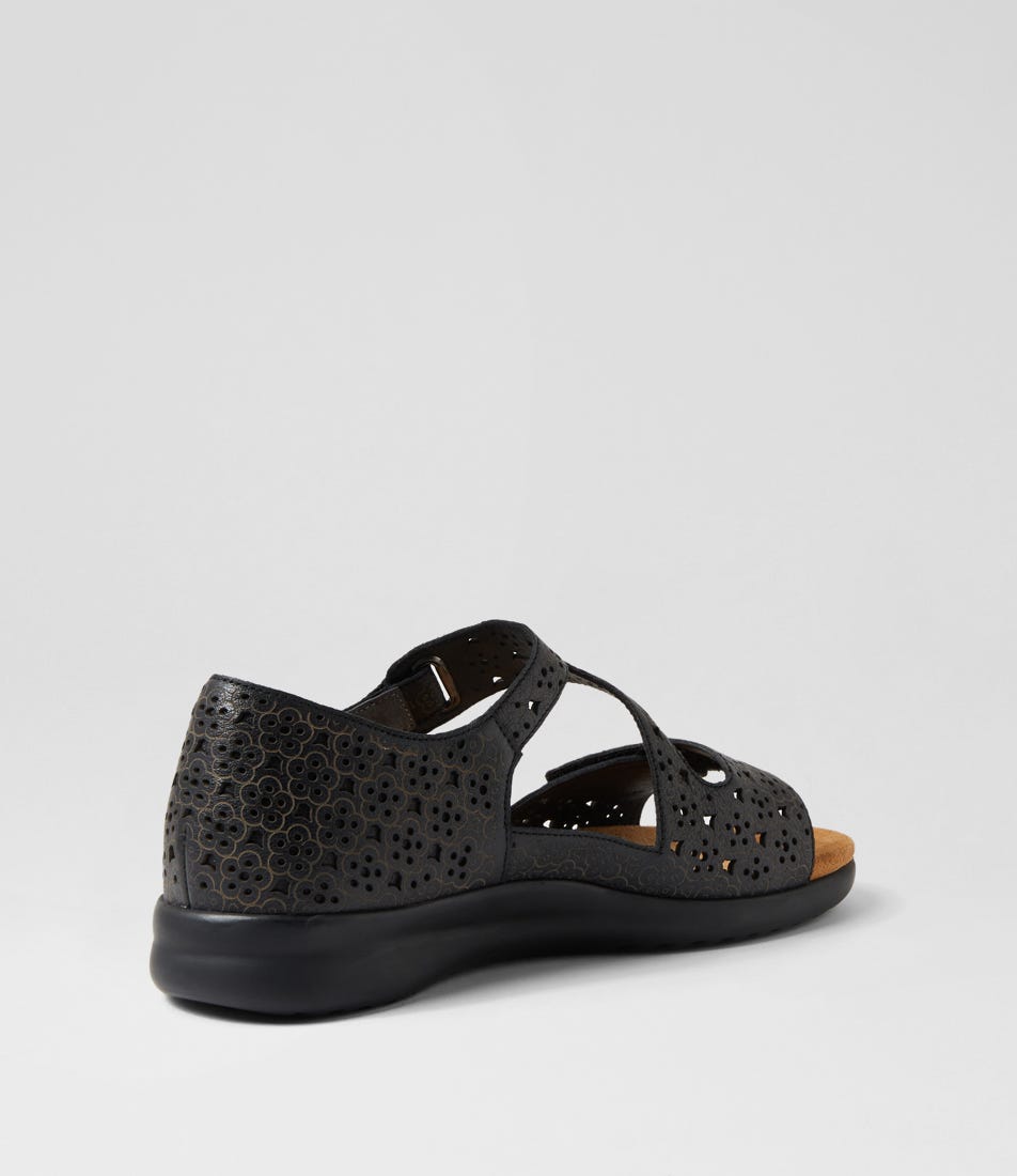 ZIERA BIZZA BLACK - Women Sandals - Collective Shoes 