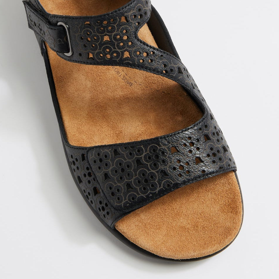 ZIERA BIZZA BLACK - Women Sandals - Collective Shoes 