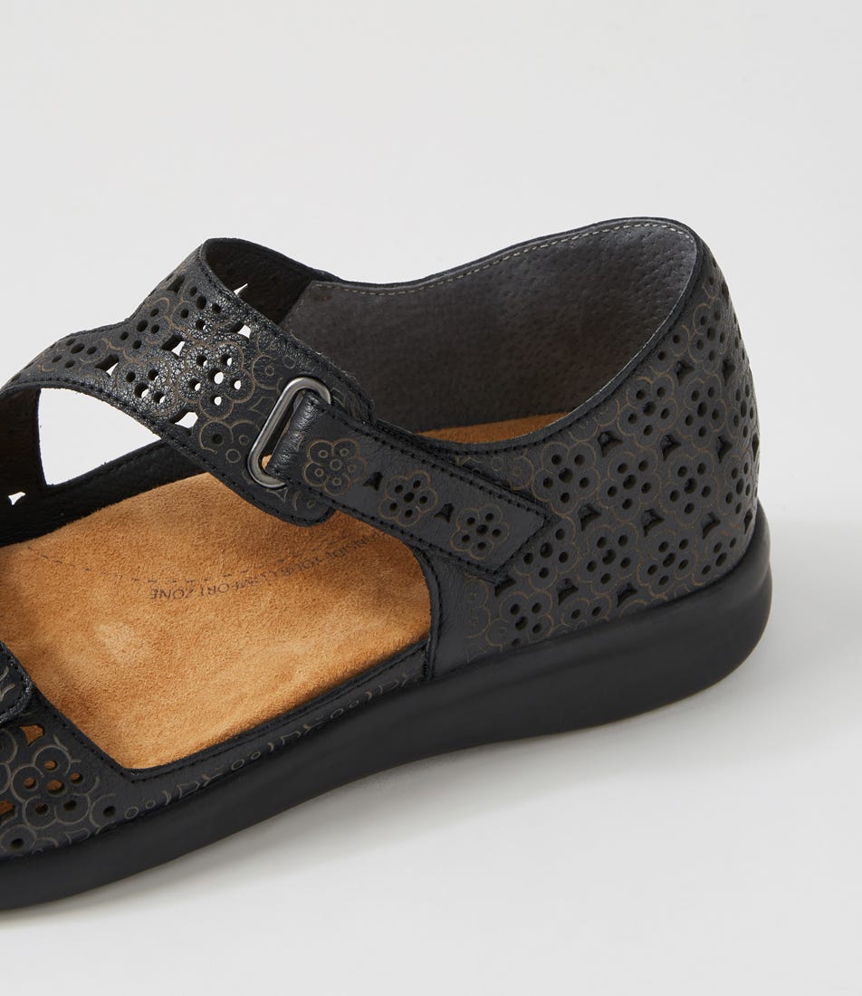 ZIERA BIZZA BLACK - Women Sandals - Collective Shoes 