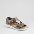 Load image into Gallery viewer, ZIERA BIZZA PEWTER WHITE - Women Sandals - Collective Shoes 
