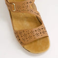 Load image into Gallery viewer, ZIERA BIZZA DARK TAN ALMOND - Women Sandals - Collective Shoes 

