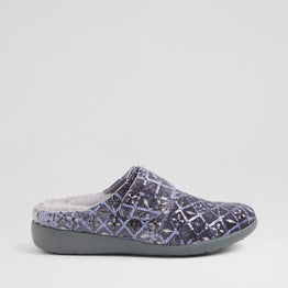 ZIERA FOSCO GREY DIAMOND - Women slippers - Collective Shoes 