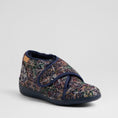 Load image into Gallery viewer, ZIERA FOFFIE NAVY MULTI - Women slippers - Collective Shoes 
