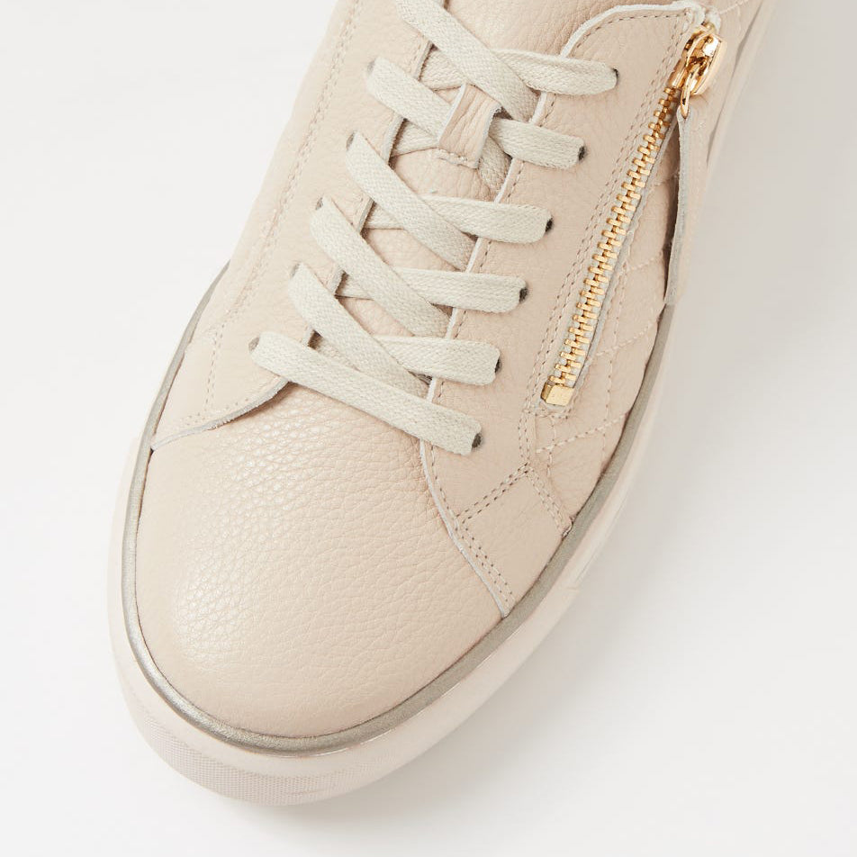 ZIERA KOZIE NOUGAT CHAMPAGNE - Women sneakers - Collective Shoes 