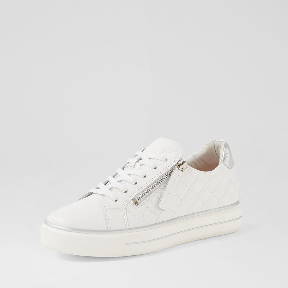 ZIERA KOZIE SILVER WHITE - Women sneakers - Collective Shoes 
