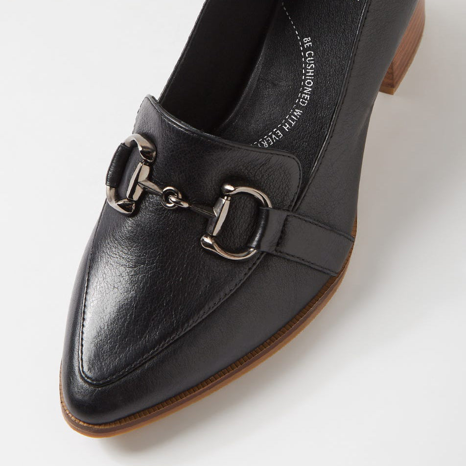 ZIERA VOLTA BLACK NATURAL - Women Heels - Collective Shoes 