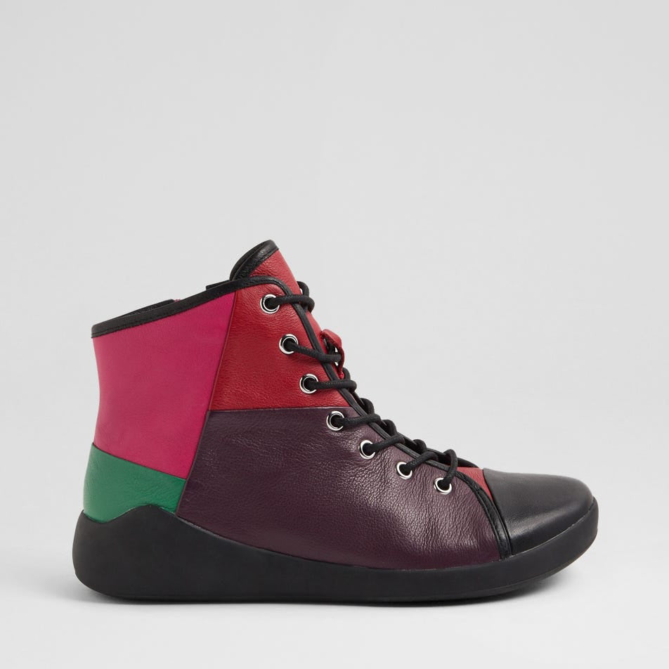 ZIERA YASU BLACK BRIGHT - Women Boots - Collective Shoes 
