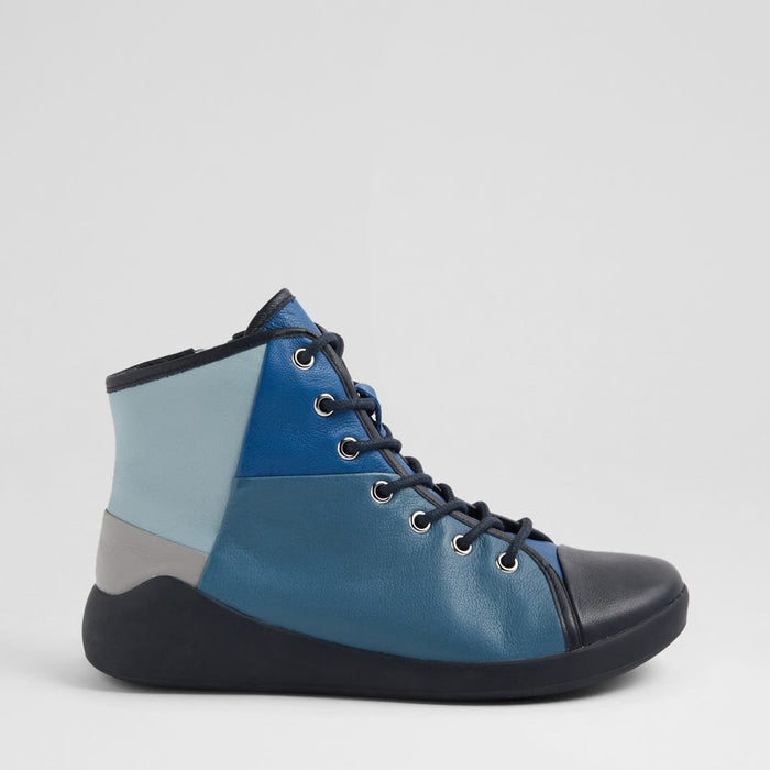 ZIERA YASU NAVY MULTI - Women Boots - Collective Shoes 