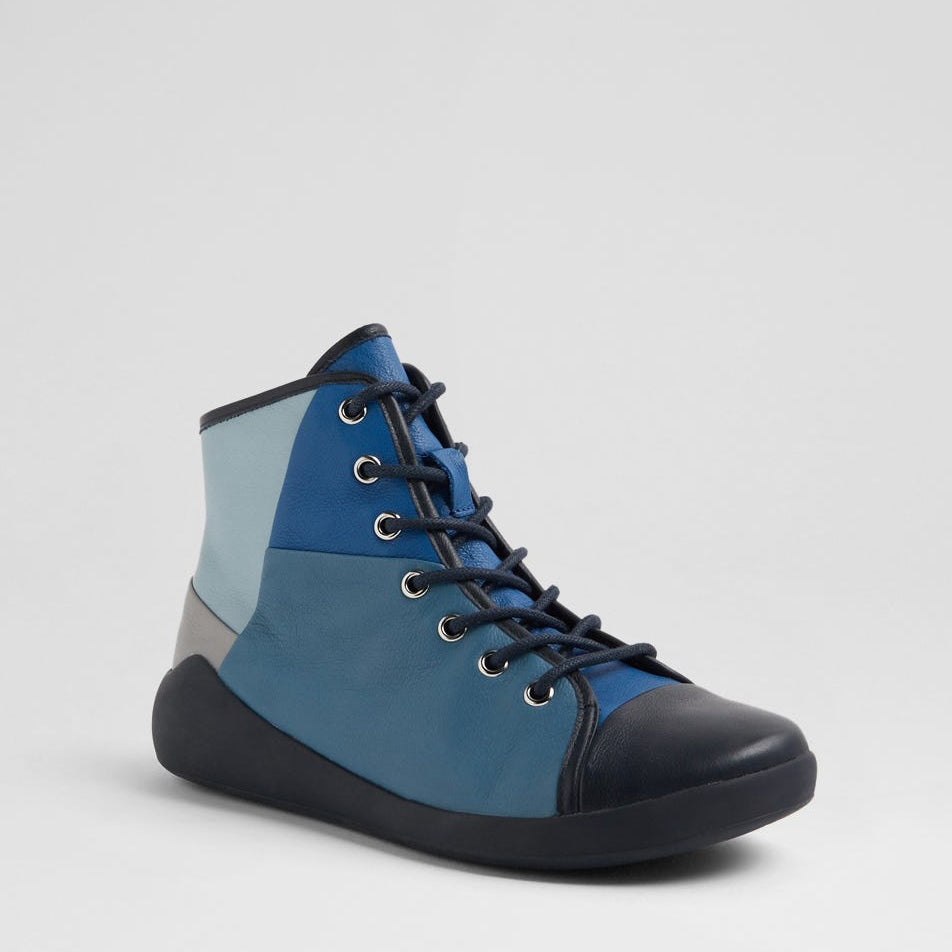 ZIERA YASU NAVY MULTI - Women Boots - Collective Shoes 