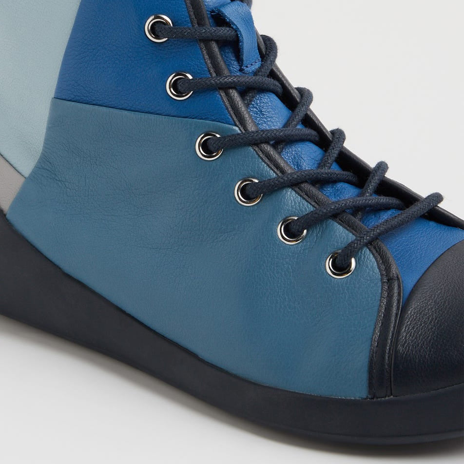 ZIERA YASU NAVY MULTI - Women Boots - Collective Shoes 
