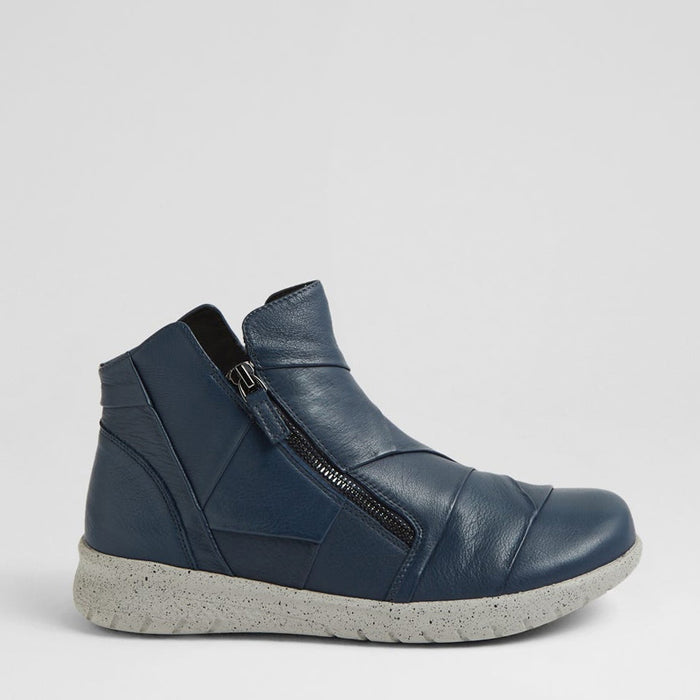 ZIERA SISLEY NAVY - Women Boots - Collective Shoes 