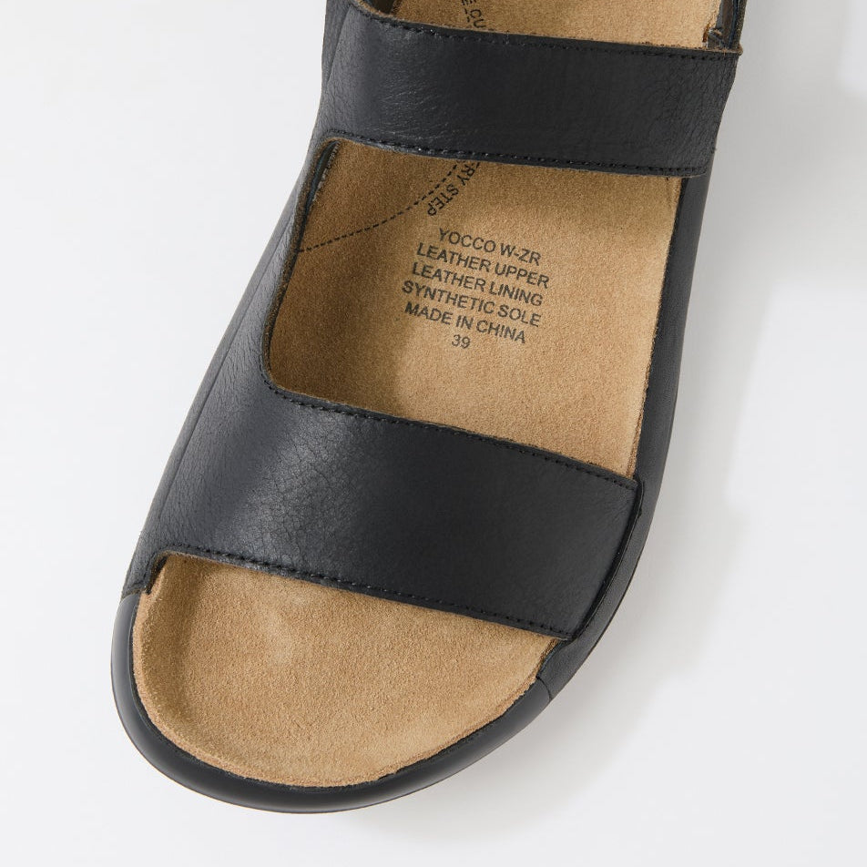 ZIERA YOCCO BLACK - Women Sandals - Collective Shoes 