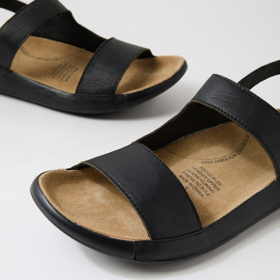 ZIERA YOCCO BLACK - Women Sandals - Collective Shoes 