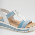 Load image into Gallery viewer, ZIERA GISTA NEW BLUE DENIM - Women Sandals - Collective Shoes 
