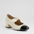 Load image into Gallery viewer, ZIERA ZIPEN BLACK IVORY PATENT - Women heel - Collective Shoes 
