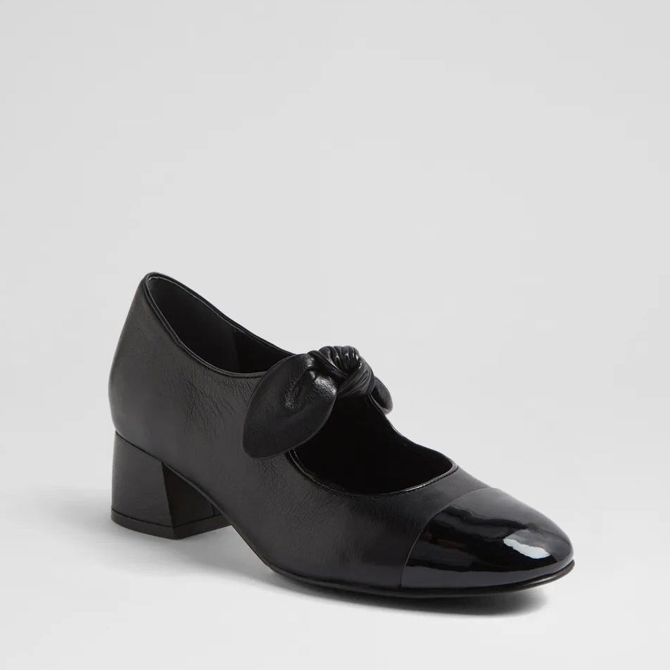ZIERA ZIPEN BLACK PATENT - Women heel - Collective Shoes 