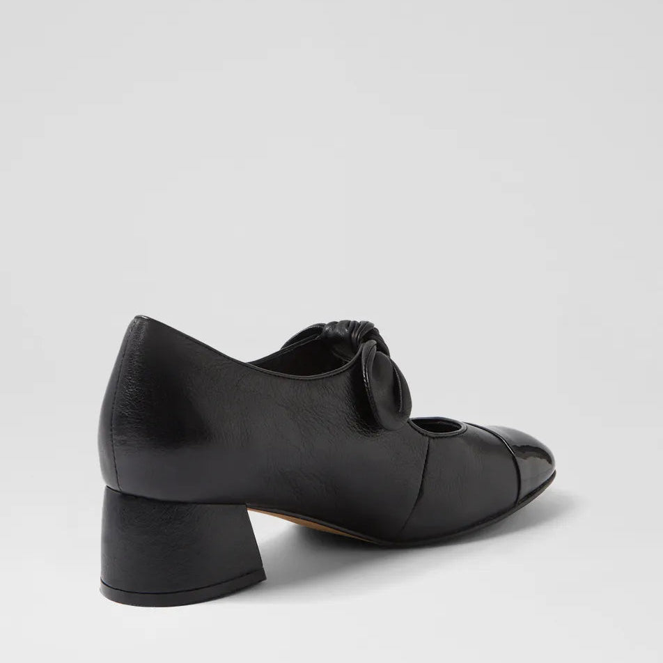 ZIERA ZIPEN BLACK PATENT - Women heel - Collective Shoes 