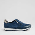 Load image into Gallery viewer, ZIERA BRIDDIE NAVY PEWTER - Women Sneakers - Collective Shoes 
