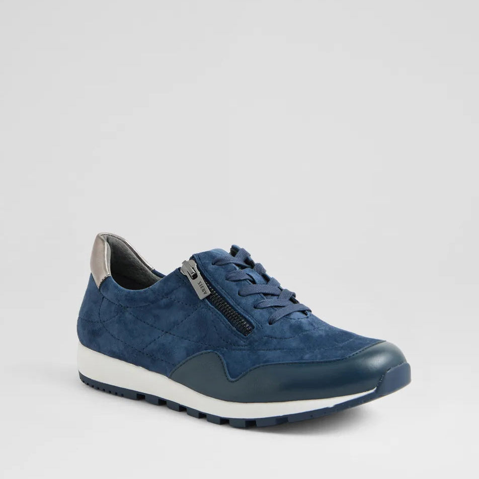ZIERA BRIDDIE NAVY PEWTER - Women Sneakers - Collective Shoes 