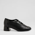 Load image into Gallery viewer, ZIERA ZINKY BLACK PATENT - Women Oxford / Brogue Shoes - Collective Shoes 
