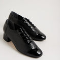 Load image into Gallery viewer, ZIERA ZINKY BLACK PATENT - Women Oxford / Brogue Shoes - Collective Shoes 
