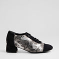 Load image into Gallery viewer, ZIERA ZINKY BLACK CHARCOAL - Women Oxford / Brogue Shoes - Collective Shoes 
