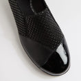 Load image into Gallery viewer, ZIERA SWISSH BLACK MIX - Women Slip-ons - Collective Shoes 
