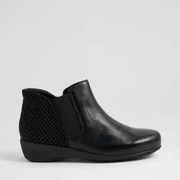 ZIERA SELLO BLACK CHECK - Women Boots - Collective Shoes 