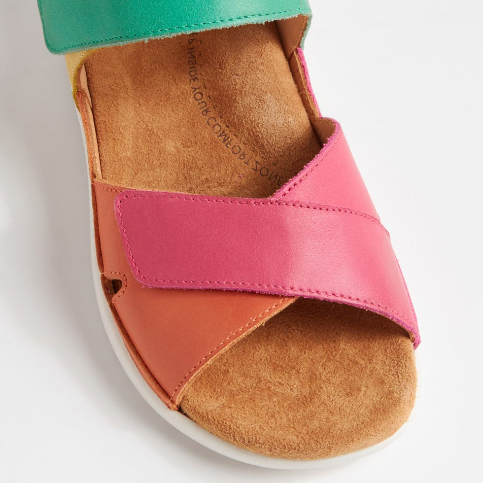 Ziera Bronn Bright Multi - Women Sandals - Collective Shoes 