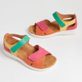 Load image into Gallery viewer, Ziera Bronn Bright Multi - Women Sandals - Collective Shoes 
