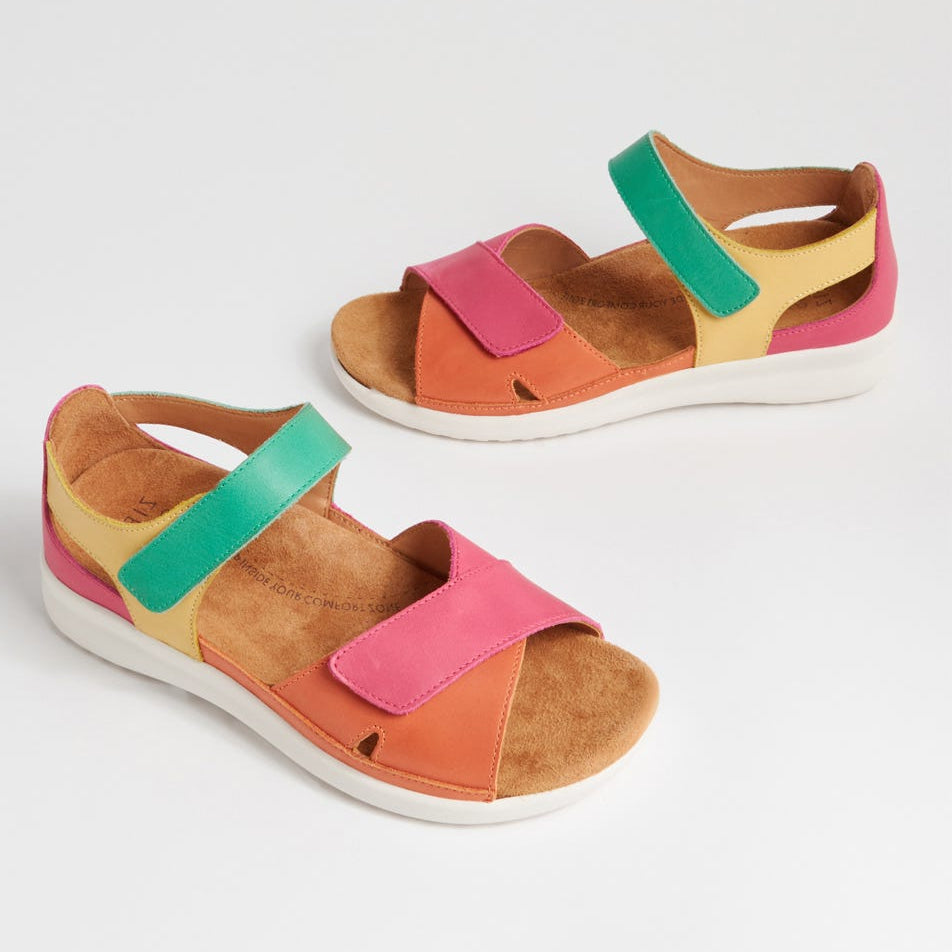 Ziera Bronn Bright Multi - Women Sandals - Collective Shoes 