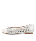 Load image into Gallery viewer, Ziera Caly White Silver - Women Loafers - Collective Shoes 
