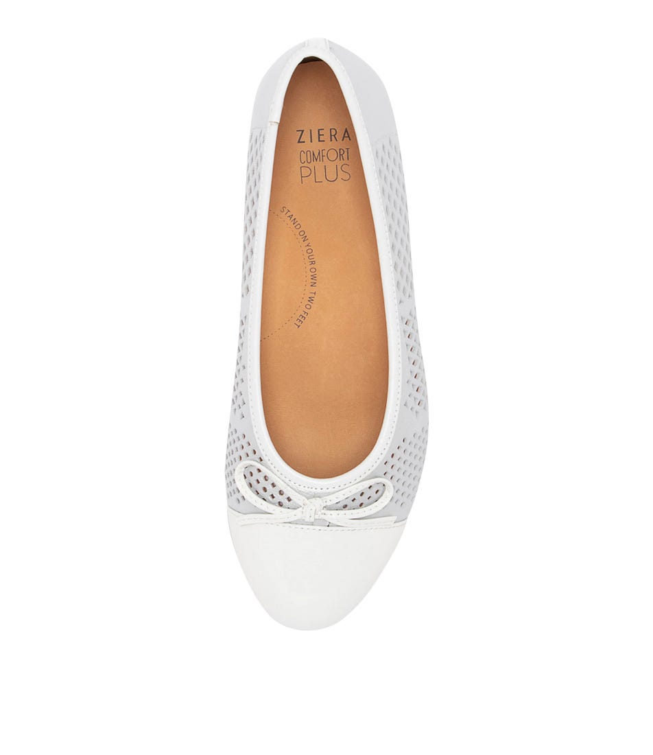 Ziera Caly White Silver - Women Loafers - Collective Shoes 