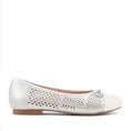 Load image into Gallery viewer, Ziera Caly White Silver - Women Loafers - Collective Shoes 
