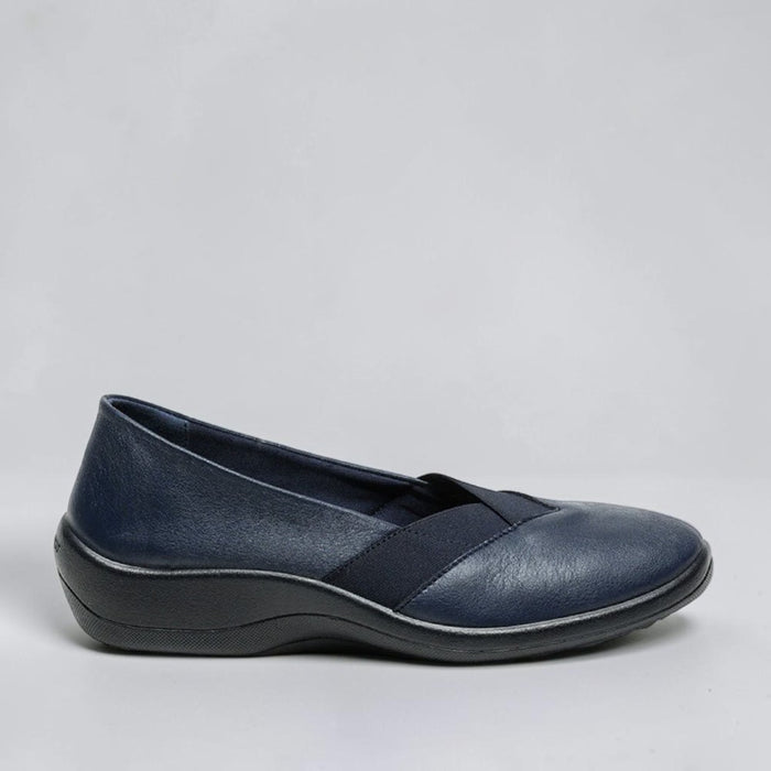 ARCOPEDICO ACADIA NAVY - Women Belle Flats - Collective Shoes 