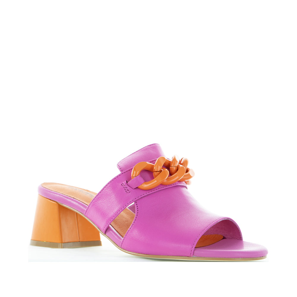 BRESLEY ADDER FUCHSIA ORANGE - Women Heels - Collective Shoes 