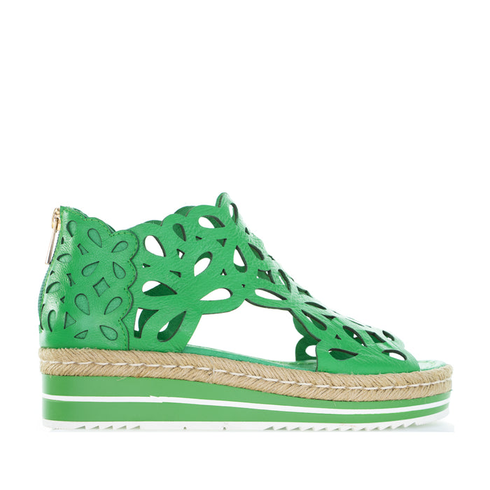 DJANGO & JULIETTE ADELY BRIGHT EMERALD - Women Sandals - Collective Shoes 