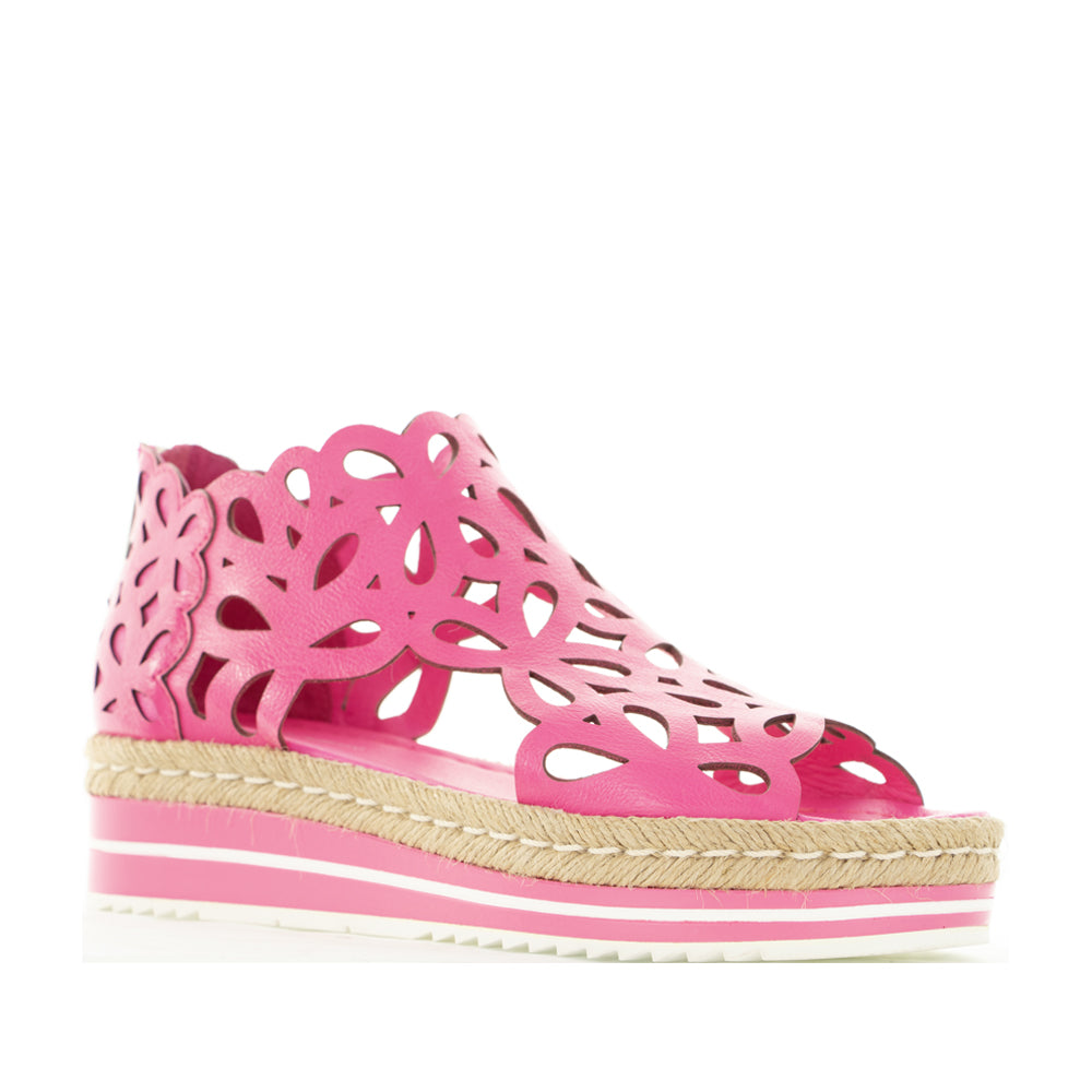DJANGO & JULIETTE ADELY HOT PINK - Women Sandals - Collective Shoes 