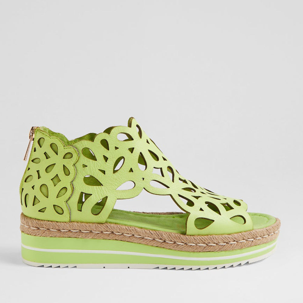 DJANGO & JULIETTE ADELY LT CITRUS - Women Sandals - Collective Shoes 