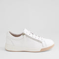 ZIERA AITO WHITE NUDE - Women Sneakers - Collective Shoes 