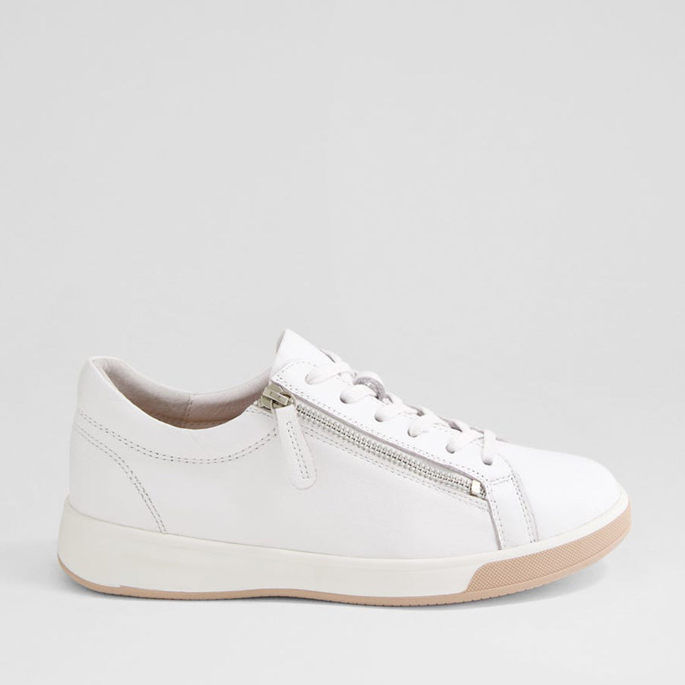 ZIERA AITO WHITE NUDE - Women Sneakers - Collective Shoes 