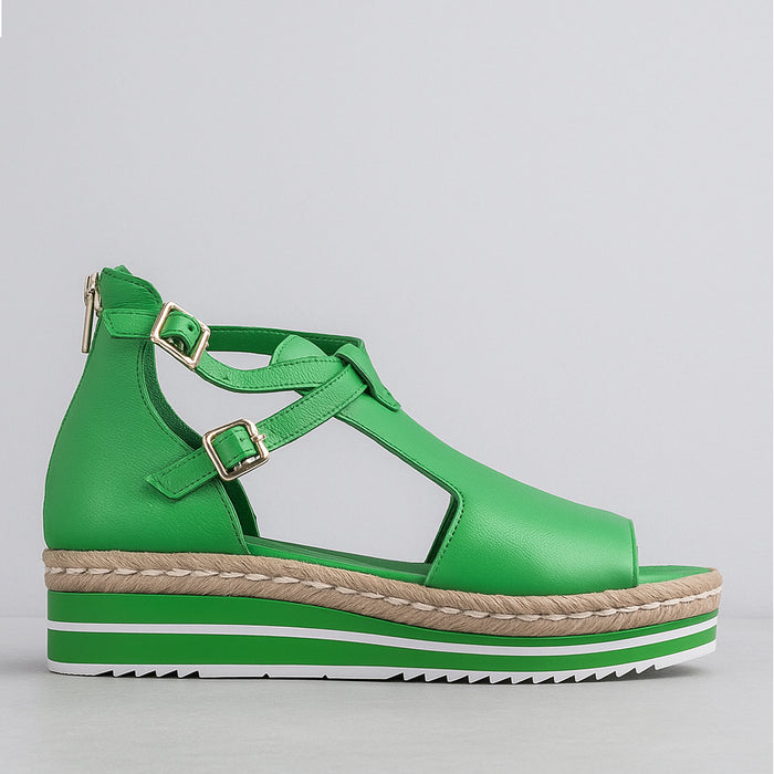 DJANGO & JULIETTE ALEXYS EMERALD - Women Sandals - Collective Shoes 