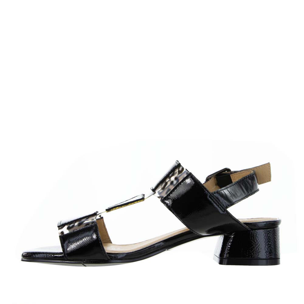 BRESLEY ANGELIC BLACK PAT - Women Sandals - Collective Shoes 