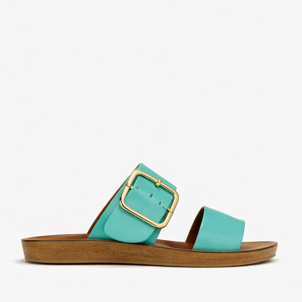 LOS CABOS DOTI AQUA - Women Flats - Collective Shoes 