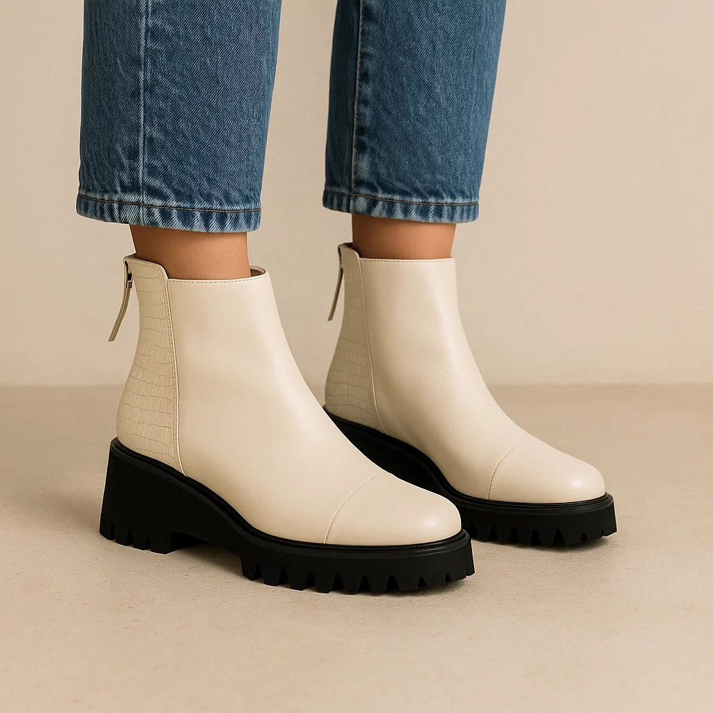 BRESLEY PUCK SWAN MIX - Women Boots - Collective Shoes 